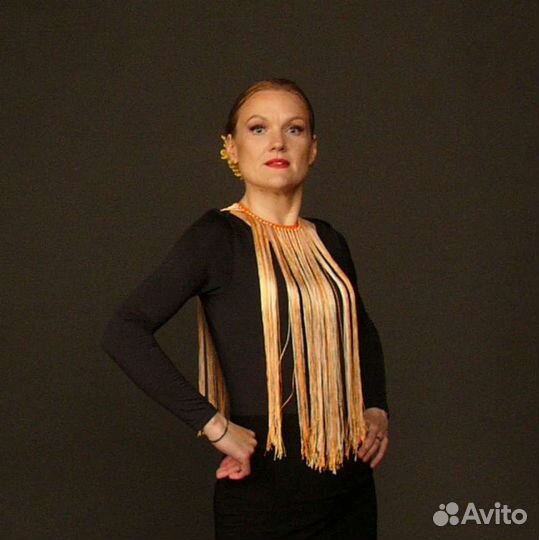 Кольяр для фламенко с бахромой