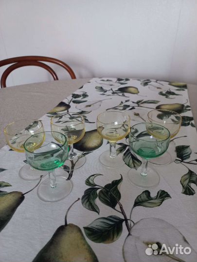 Рюмочки цветное стекло