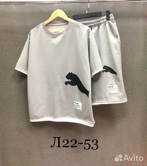 Спортивный костюм мужской Puma летний с шортами