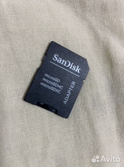 Адаптер sandisk для карты памяти флешки