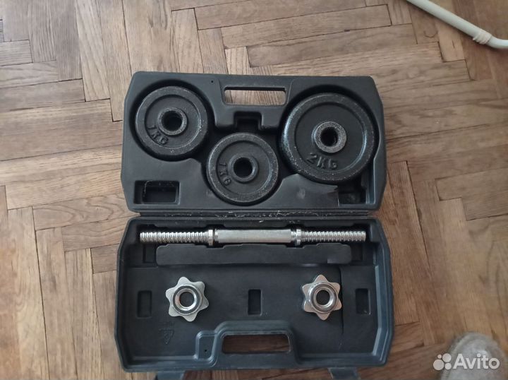 Набор гантелей в кейсе