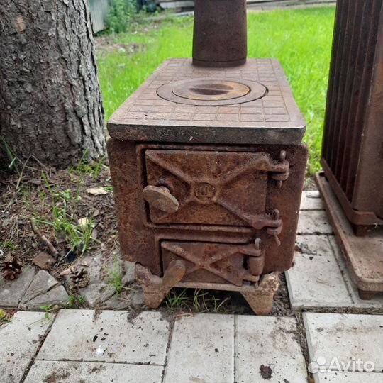 Печь буржуйка чугунная разборная