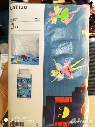 Детское постельное бельё IKEA 140200