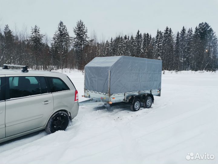 Аренда двухосного прицепа 3.5х1.5 метра