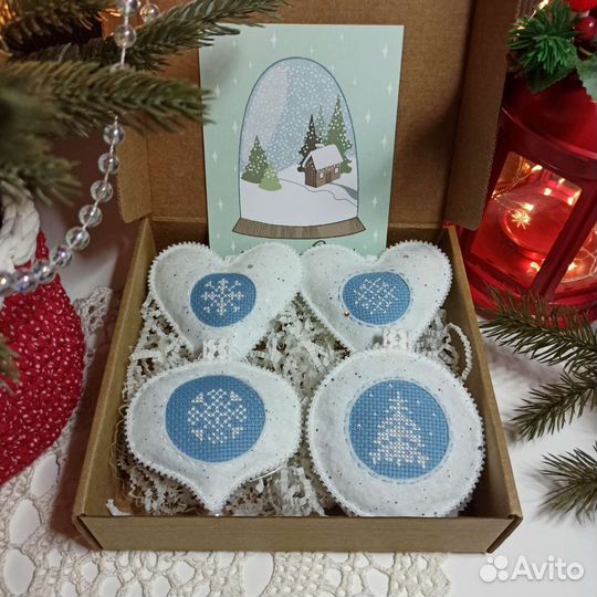 Набор ёлочных игрушек 