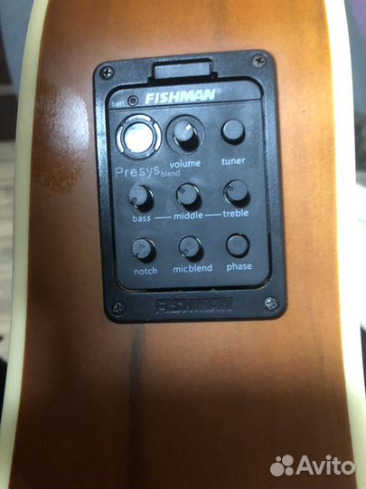 Электроакустическая гитара с комбиком