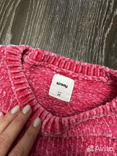 Свитер Sinsay розовый