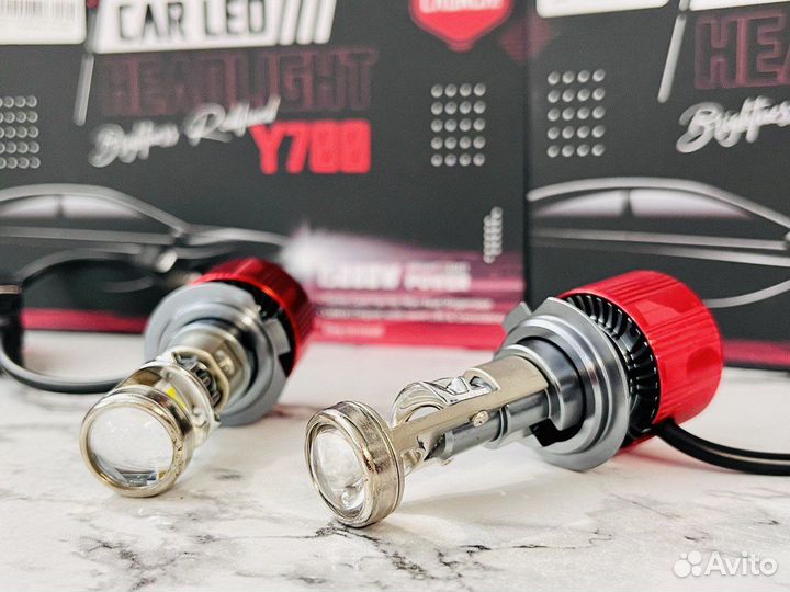 Светодиодные лампы led h11 с линзой