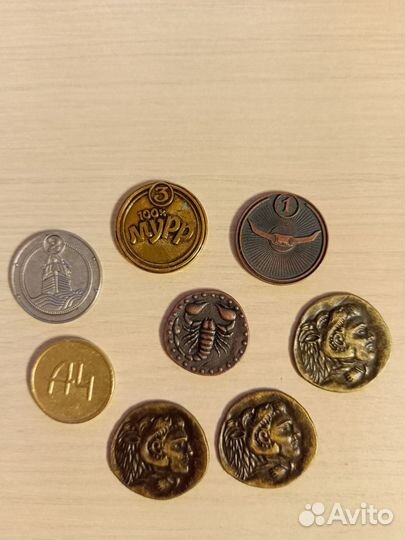 Монетки из Пятёрочки монетки из Магнита