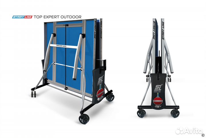 Стол теннисный Top Expert Outdoor Синий