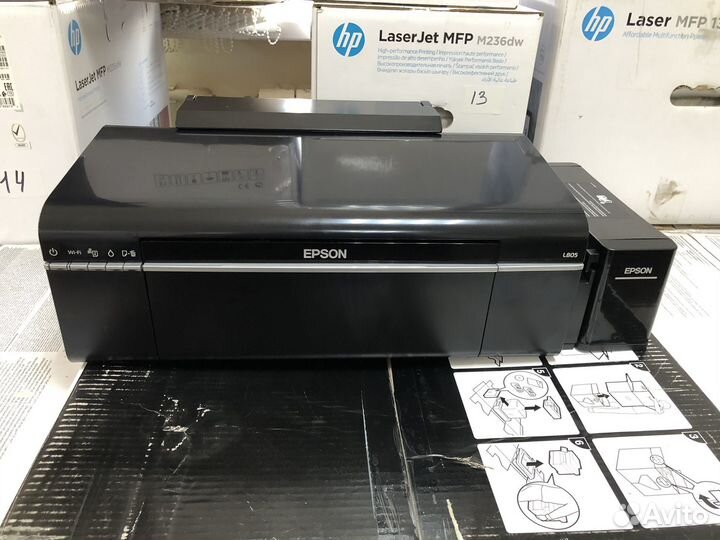 Принтер струйный Epson L805, цветн., A4