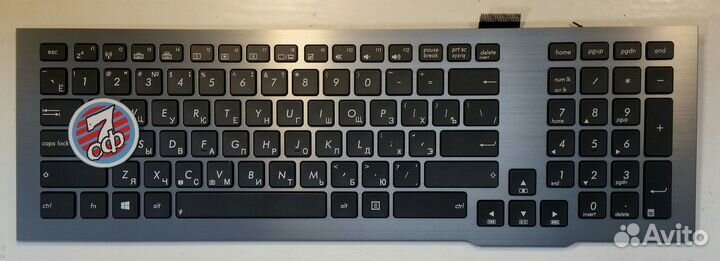 Клавиатура для ноутбука Asus G75 русс с подсветко