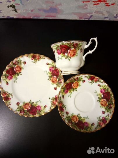 Чайное трио Розы Англия