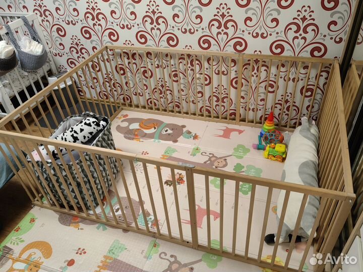 Манеж деревянный 180*120