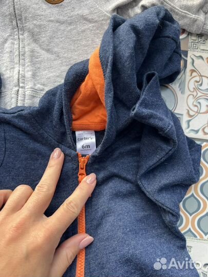 Вещи пакетом на мальчика carters 6m 9m 12m
