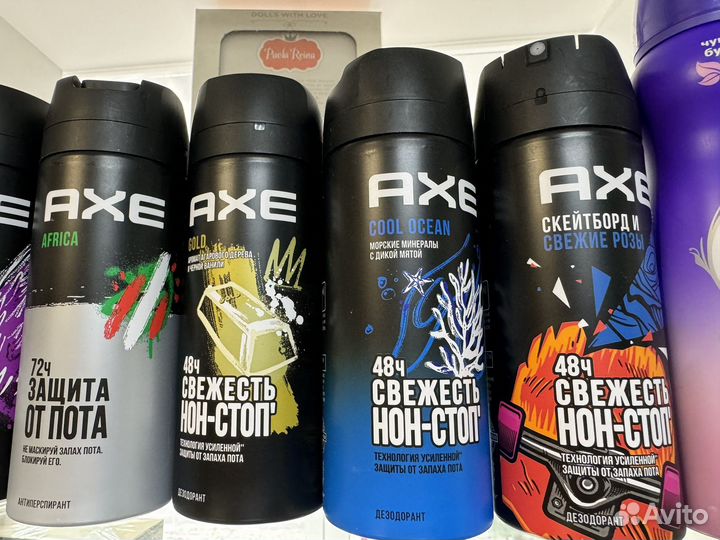 Дезодорант Axe, Rexona, Lady speed Stik