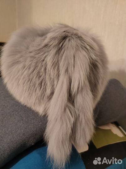 Шапка зимняя меховая женская песец