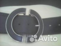 Ремень натуральная кожа Next черный