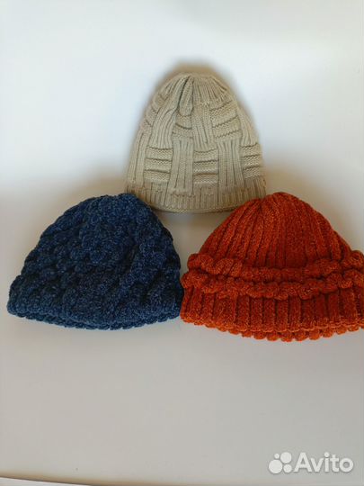 Зимние шапки вязаные СССР