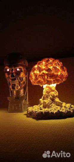 LED светильник лампа-ночник. Ручная работа