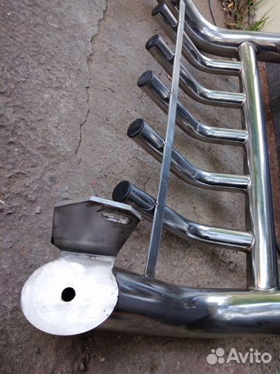 Кенгурятник D76 на Pajero IV