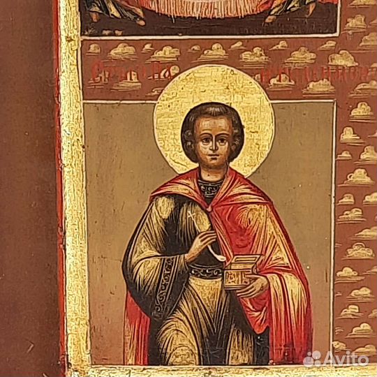 Старинная русская икона, четырёхчастник