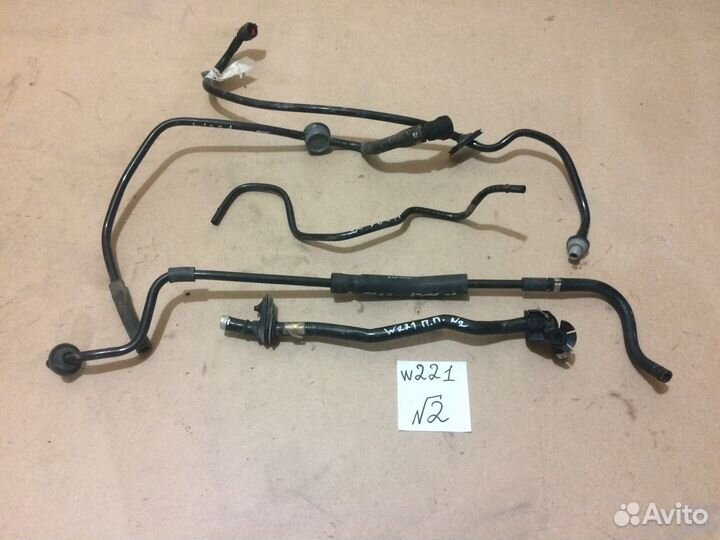Трубки системы охлаждения Mercedes W221 3.5 4matic