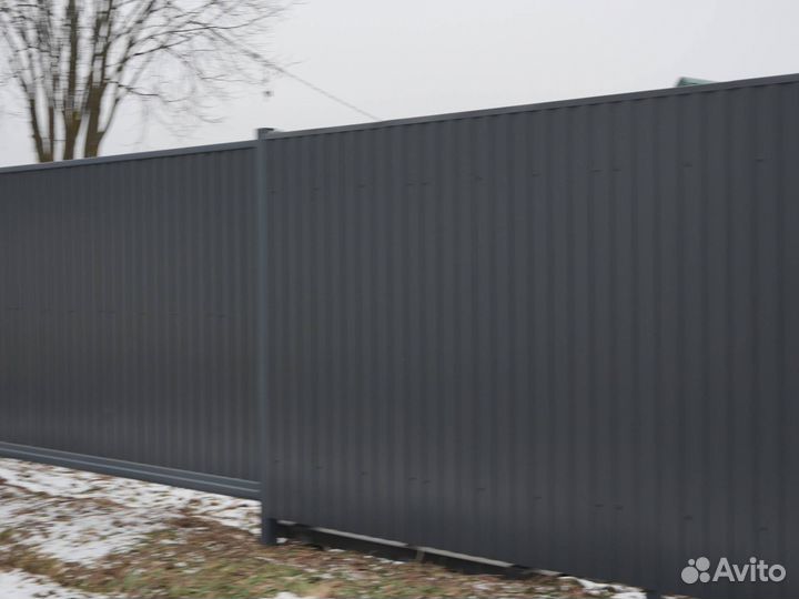 Заборы из профнастила от производителя