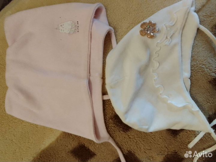 Шапка для девочки до года