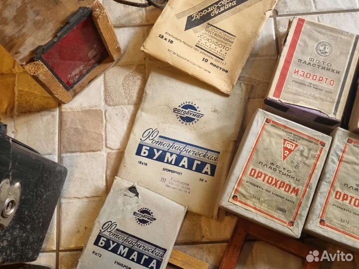 Фото пластинки фотохром, изорто 1940г