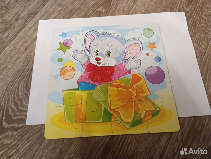 Пазлы для малышей крупные