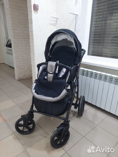 Коляска 2 в 1 эко кожа