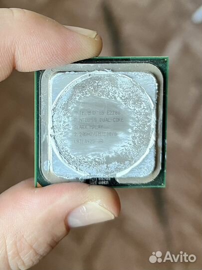 Pentium Dual Core E2200 + мат плата S-775 + кулер