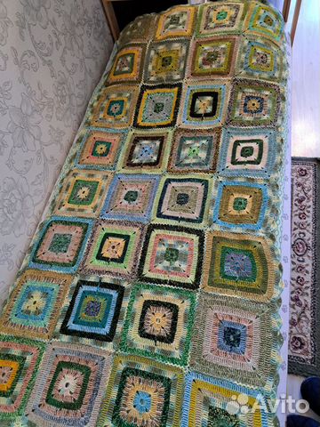 Продам плед/покрывало ручной работы