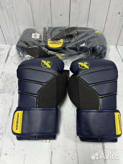 Боксерские перчатки Hayabusa T3 Navy/Yellow
