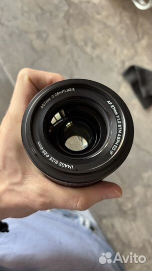 Объектив viltrox pro 27mm f1.2