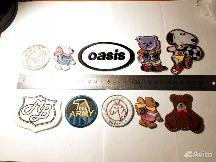 Термонаклейки на одежду(за 10шт.-2набора)