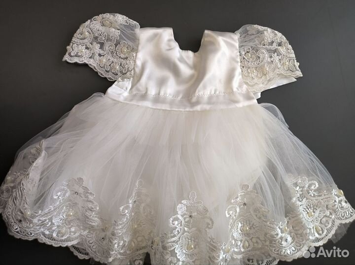 Платье для новорожденных 50мес-68мес