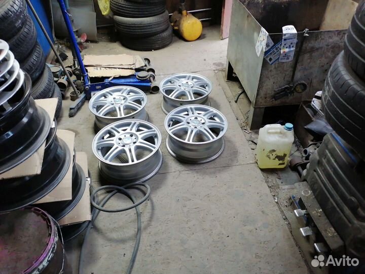 Р 15 4 100 шинка диски ровные не варёные