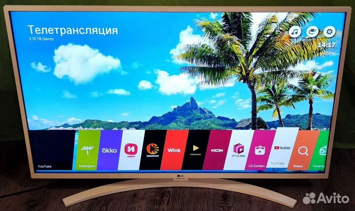 Белый Телевизор LG 43, Smart,Webos,Wifi,Airmouse
