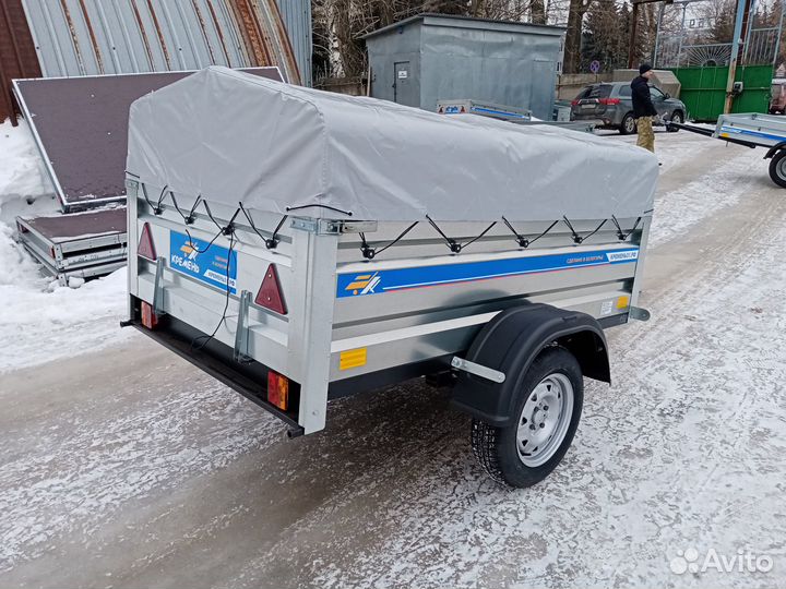 Прицеп на легковой автомобиль 2х1.3х0.5 с тентом