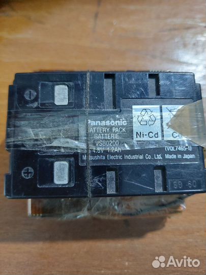 Аккумулятор VSB0200 для видеокамеры Panasonic