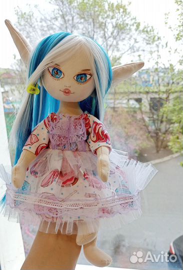 Текстильная интерьерная кукла