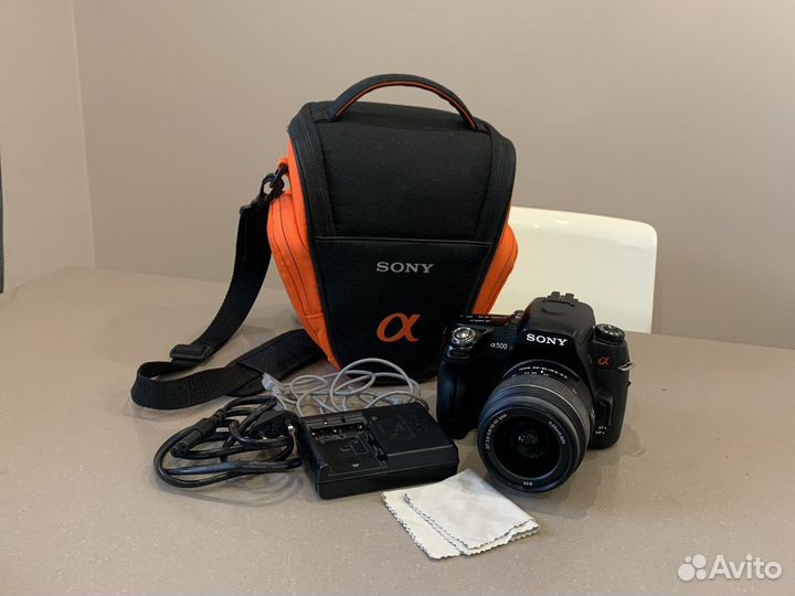 Зеркальный фотоаппарат sony dslr-A500