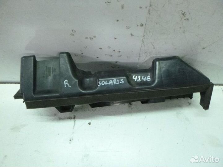 Дефлектор радиатора правый hyundai solaris 2010