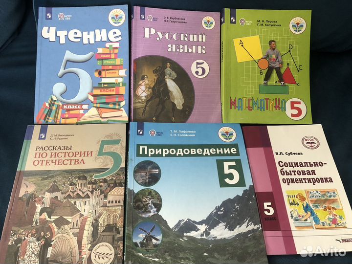 Учебники 5 класс овз