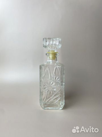 Хрустальный флакон от одеколона производство Сирия