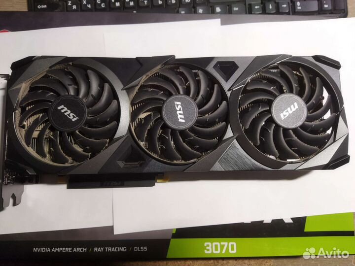 Видеокарта msi rtx 3070 Ventus 3x