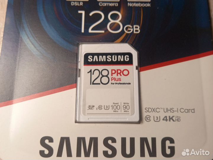 Sd card sumsung 128 gb pro plus