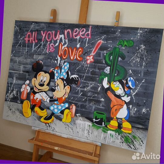 Стильные картины в интерьер в спальню